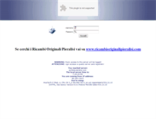Tablet Screenshot of portale.pieralisi.com